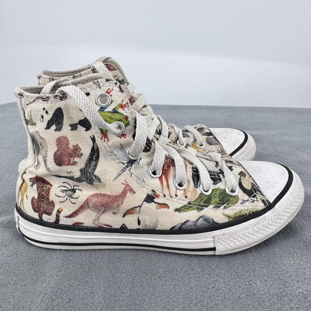 Converse Chuck Taylor All Star‎ Science Class Zoo Animal Print Kids 2 Hi